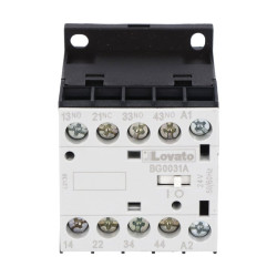 Przekaźnik pomocniczy 24 V AC Lovato styki: 4 10 A 3NO + 1NC Szyna DIN Śruba 11BG0031A024