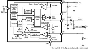 LM3405 - 1.6-MHz, 1-A constant current buck regulator for powering LEDs