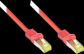 8070R-250R Patch cable - Cat.-7 raw cable, red, 25m