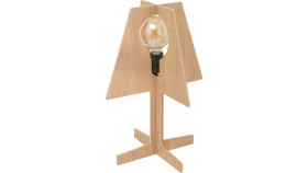 Lampa Stołowa Oak Kolor Drewniany Drewno, E27 Ip20 4113603 Zuma Line