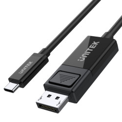 Kabel Displayport / USB-C 1,8m dwukierunkowy UNITEK konwerter /przejście /adapter/