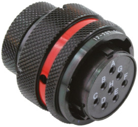 Złącze wielostykowe przemysłowe 8-pinowe Montaż na kablu Wtyczka Souriau Sunbank by Eaton