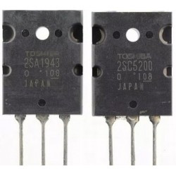 Para 2SA1943 + 2SC5200 TOSHIBA