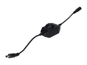 Sterownik LED Mono 1x6A potencjometr na przewodzie czarny 12-24V Prescot