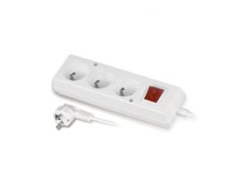 Przedłużacz 3 gniazda z uziemieniem i wyłącznikiem 1.5m