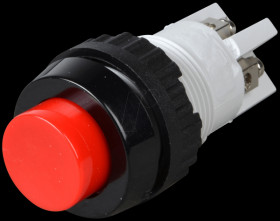1.01.102.001/0301 Push-Button, 250V, 2A, Ø18,2mm, red