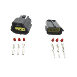 Złącze motoryzacyjne ECONOSEAL kpl. wtyk+gniazdo 3pin / 013416