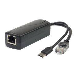 Rozdzielacz PoE USB-C 100Mbps 48V/5V 2,4A