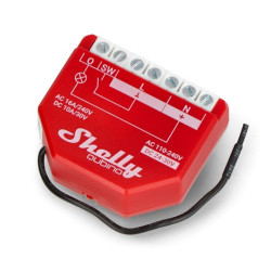 Shelly Qubino Wave 1PM - 1-kanałowy przekaźnik dopuszkowy/sterownik Z-Wave 230 V z pomiarem mocy