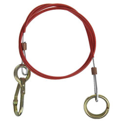 IWH 19611 IWH Breakaway cable Steel 1 m For trailer safety
