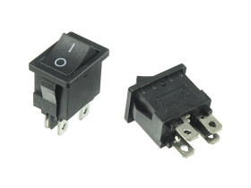 Przełącznik kołyskowy B100R KCD1-104 250V AC ON-OFF