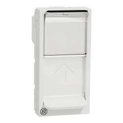 Gniazdo RJ45 Żeński Złącze RJ45 Montaż wpuszczany Schneider Electric