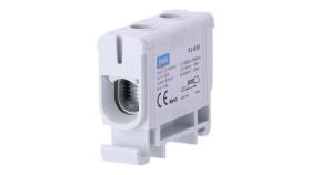 Blok Rozdzielczy - Odgałęźny 1 - Polowy 2,5-50Mm2 Szary Montaż Płaski Fj-E50...