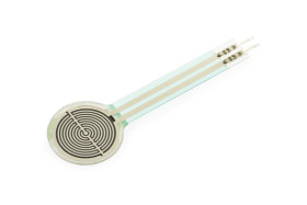 Circular Force Sensor with Extended Leads (Diameter: 18.3mm, 20g-6kg, Thickness: 0.4mm)