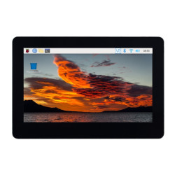 Wyświetlacz LCD IPS 4,3&quot; 800x480 z panelem dotykowym 43H-800480-IPS-CT-B (szeroka ramka) - Waveshare 24400