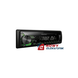 Radio samoch.PIONEER MVH-190UBG USB/AUX GREEN(zielony)