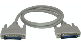 D-sub cable, DB25, m-m 1 m 25-pin maleto