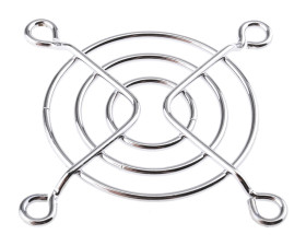 Osłona wentylatora 50mm Sunon wymiary zew 50 x 50mm rozstaw otworów 40mm Stalowe