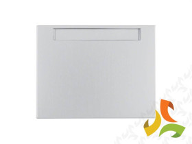 BERKER K.5 Klawisz pojedynczy z polem opisowym aluminium 14267003 HAGER
