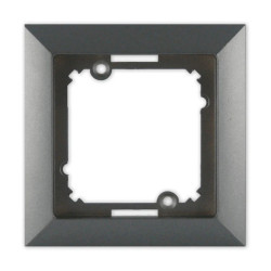OPAL Ramka pojedyncza grafitowa Ra-1 Op GR