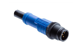 Przemysłowe złącza okrągłe 5-pinowe Montaż gwintowany Wtyczka Amphenol Industrial