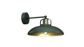 Kinkiet Felix Green/Gold 1Xe27 Mlp7707 Milagro