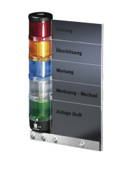 Moduł wieży sygnalizacyjnej Panel etykiet Rittal SG