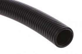 RURA PESHLA 20/15MM PRZECIETA CZARNA