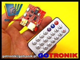 Moduł odtwarzacza MP3 Bluetooth z pilotem