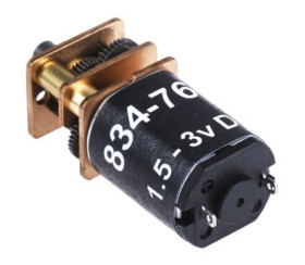 Motoreduktor DC, 250 mA, 0,29 W, 54 obr./min, 352 gcm, RS PRO