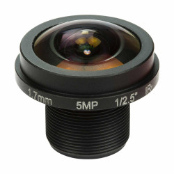 M12 Lens - 180-Degree Fisheye (1/2.5" Optical Format, 1.7mm Focal Length)