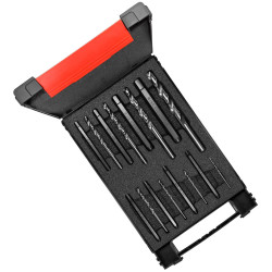 Wiha 3988 Screw Extractor Set, 16 Piece