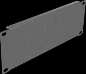 66661 10" Network Cabinet Blind Cover 2U black