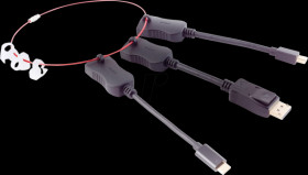 BS10-01020 HDMI adapter set, HDMI > DP/mini DP/USB-C