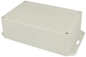 Obudowa; uniwersalna; ZP180.120.60UJH TM; ABS; 180mm; 120mm; 60mm; IP65; jasnoszary; hermetyczna; uchwyty montażowe; z tulejkami