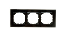Sentia Ramka Potrójna Szklana Czarna 1473-61