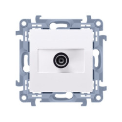 SIMON10 biały CASF1.01/11 Gniazdo typu F pojedyn.