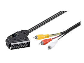 Kabel przejściowy Scart/Cinch (RCA)