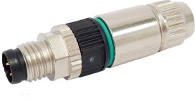 VK003T78 Złącze kablowe, proste, do samodzielnego montażu, szybkozłącze, Ø1,9-3,5mm, 2A, 32V, -40-85C, wtyk M8 3-pin, IP67