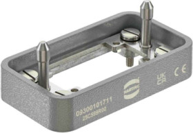 Docking frame, size 10B, die-cast aluminum, IP65/IP67, 09300101711