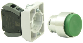 Kompletny układ przycisku SPST średnica wycięcia 22.5mm RS PRO