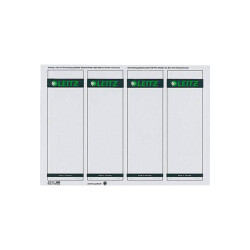 Leitz 1685-20-85 Lever Arch File Labels 61x191mm Paper Grey 100 pc(s)