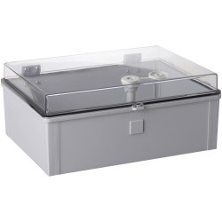 TRU COMPONENTS TC-PSC-30x40x17 SwitchBd cabinet Light grey ABS PC 300x400x170mm