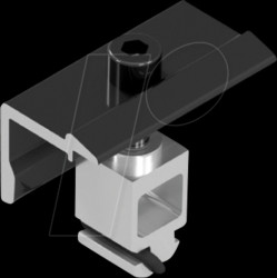 119E72940S80C PV-Endklemme, für 29 - 40 mm Module, schwarz