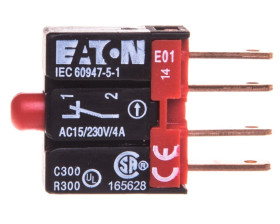 Styk pomocniczy 1R montaż czołowy E01 090401