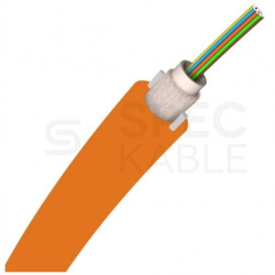 Kabel światłowodowy DAC 4 włókna SM 9/125 G.657.A1 zewnętrzny ziemny pomarańczowy FIXNET