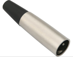 WTYK MIKROFONOWY MĘSKI METALOWY DŁUGI (ZLMIK-MALMET-LONG)