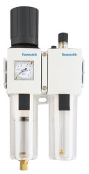 Blok przygotowania powietrza G 3/8 GW do 10 bar, regulacja 1,5-9 bar, 5 um, spust automatyczny