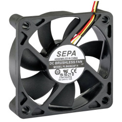 SEPA 111111742 PLB60B24FSE31A Axial Fan 24V 27.6m&#xB3;/h 60x60x15mm Ball Bearing