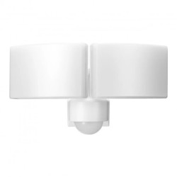 TOS DUO LED 2x20W podwójny naświetlacz ogrodowy z PIR, 2x1600lm, IP65, 4000K, PC, biały,AD-NL-6603WLR4